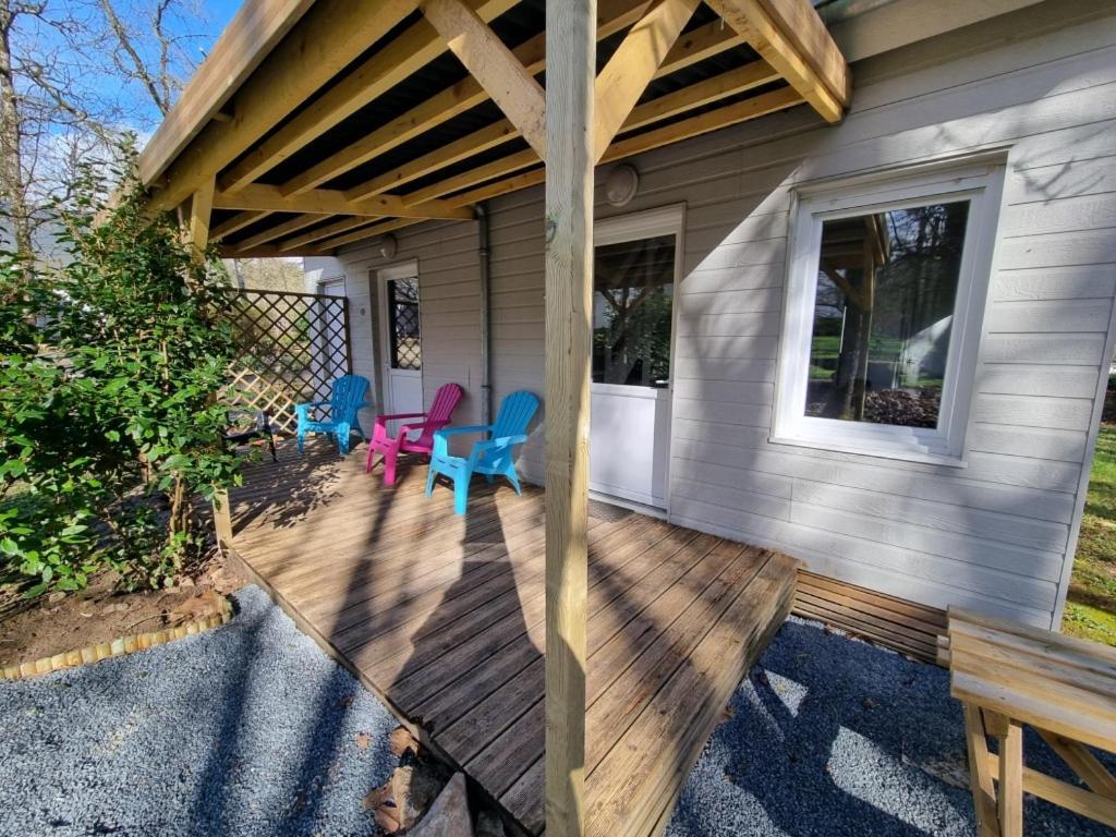 Les Chalets De Saumur, Piscine & Parc Boise, 100M Du Cadrenoir Eksteriør billede