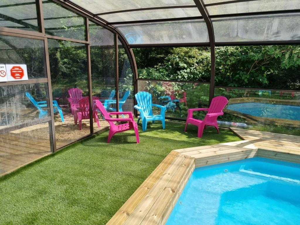 Les Chalets De Saumur, Piscine & Parc Boise, 100M Du Cadrenoir Eksteriør billede